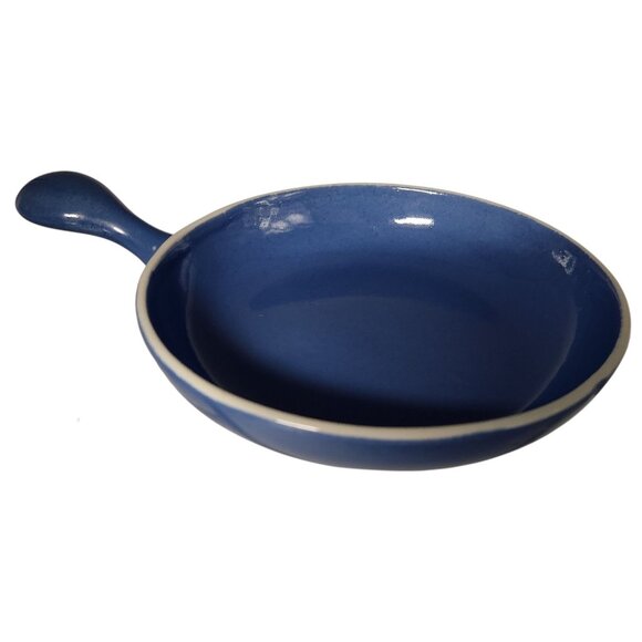 Vintage Gefyr Small Pan Blue Porcelain by Stig Lindberg Sweden Mid Century - Picture 3 of 7